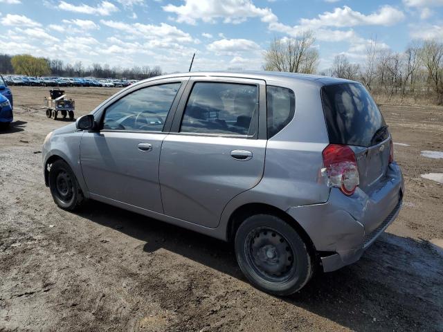 KL1TD66EX9B636487 - 2009 CHEVROLET AVEO LS GRAY photo 2