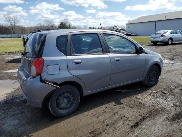 KL1TD66EX9B636487 - 2009 CHEVROLET AVEO LS GRAY photo 3