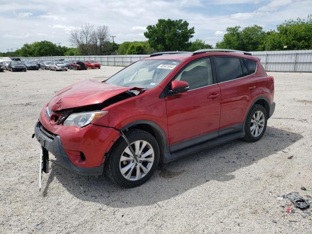 JTMYFREV9D5005197 - 2013 TOYOTA RAV4 LIMITED RED photo 1