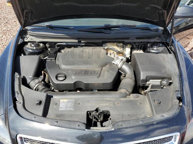 1G1ZF5E75CF177243 - 2012 CHEVROLET MALIBU 3LT შავი ფოტო 11