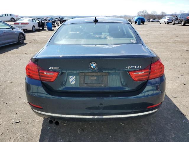 WBA3N5C54EF716629 - 2014 BMW 428 XI BLUE photo 6