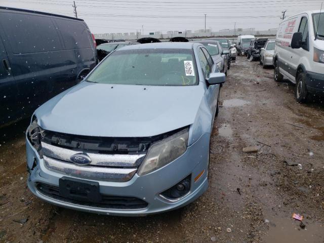 3FADP0L36AR167991 - 2010 FORD FUSION HYBRID BLUE photo 5