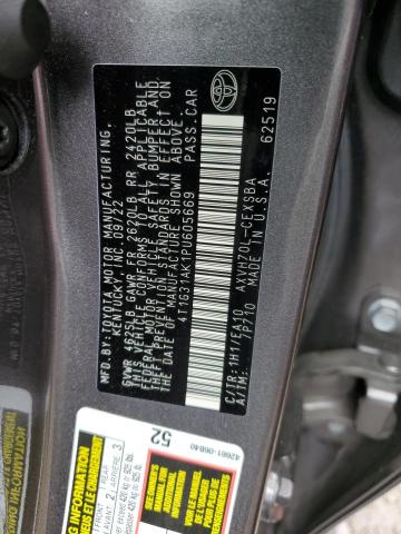 4T1G31AK1PU605669 - 2023 TOYOTA CAMRY SE NIGHT SHADE GRAY photo 13