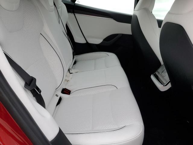 5YJSA1E67PF510852 - 2023 TESLA MODEL S 勃艮第红 照片 10