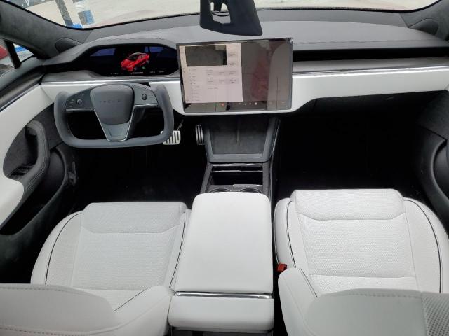 5YJSA1E67PF510852 - 2023 TESLA MODEL S 勃艮第红 照片 8