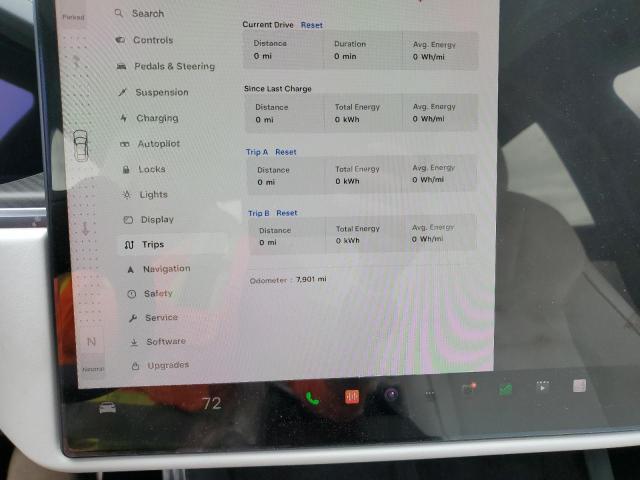 5YJSA1E67PF510852 - 2023 TESLA MODEL S 勃艮第红 照片 9