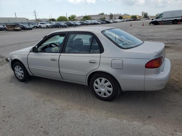 1NXBR12E31Z524665 - 2001 TOYOTA COROLLA CE SILVER photo 2