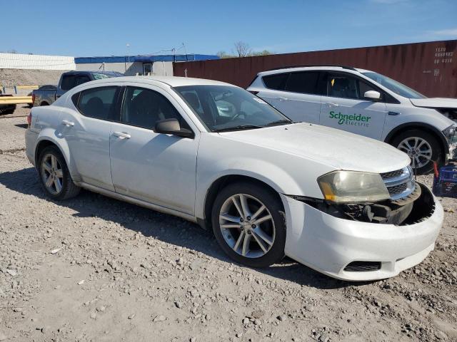 1C3CDZAB6DN519041 - 2013 DODGE AVENGER SE WHITE photo 4