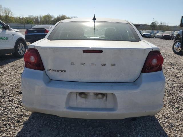 1C3CDZAB6DN519041 - 2013 DODGE AVENGER SE WHITE photo 6