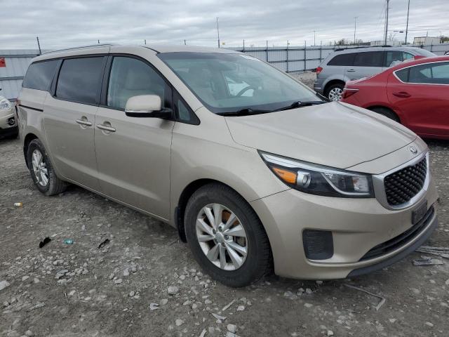 KNDMB5C17G6145475 - 2016 KIA SEDONA LX TAN photo 4