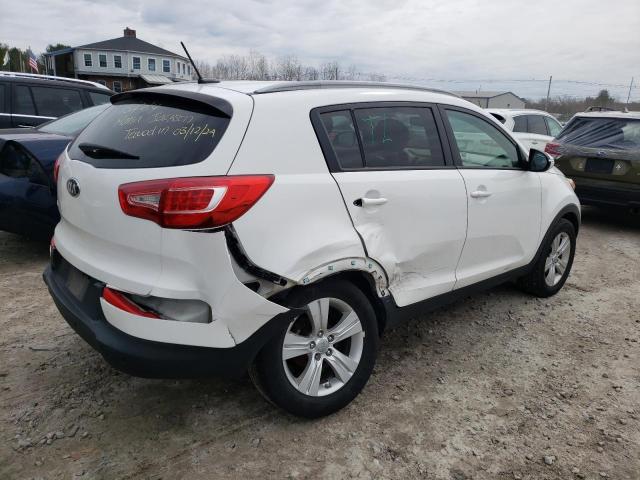 KNDPB3A26D7538905 - 2013 KIA SPORTAGE BASE WHITE photo 3