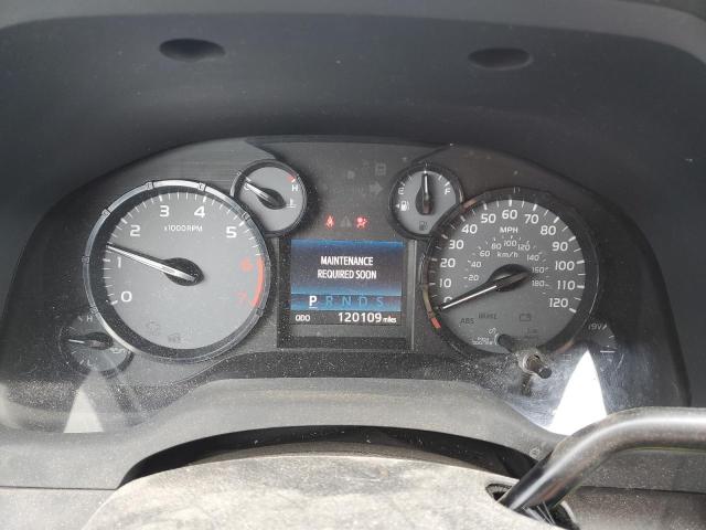 5TFTY5F14EX008376 - 2014 TOYOTA TUNDRA DOUBLE CAB SR/SR5 SILVER photo 9