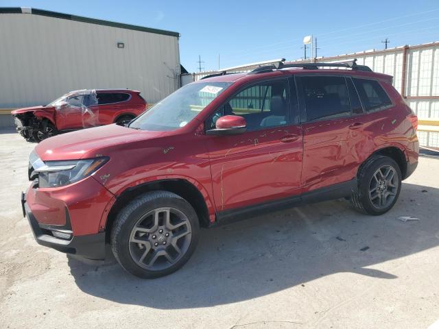 5FNYF8H57PB007264 - 2023 HONDA PASSPORT EXL RED photo 1