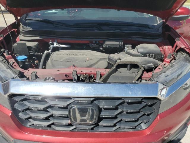 5FNYF8H57PB007264 - 2023 HONDA PASSPORT EXL RED photo 12