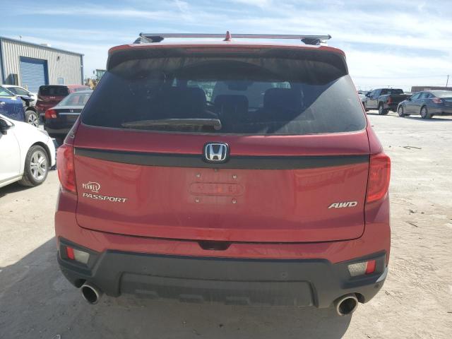 5FNYF8H57PB007264 - 2023 HONDA PASSPORT EXL RED photo 6