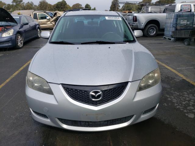 JM1BK12G761504387 - 2006 MAZDA 3 I SILVER photo 5