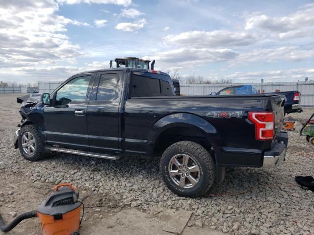 1FTFX1E58KKE58862 - 2019 FORD F150 SUPER CAB BLACK photo 2