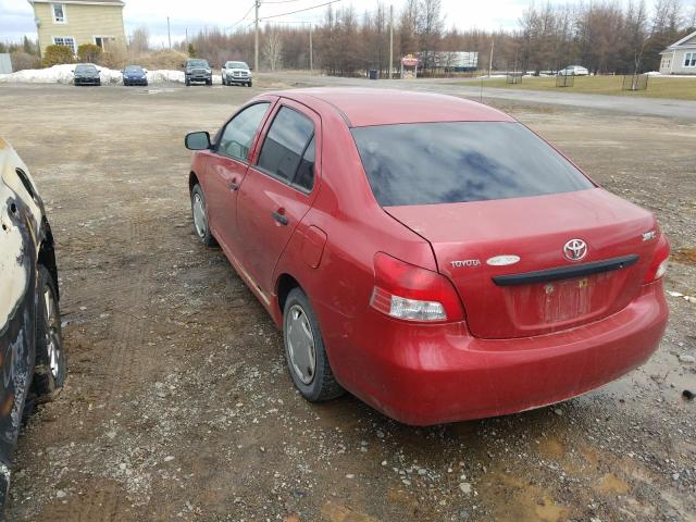 JTDBT923771028832 - 2007 TOYOTA YARIS RED photo 2