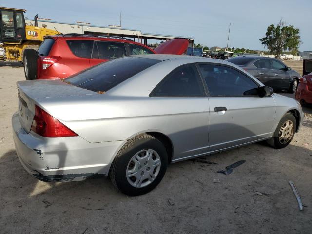 1HGEM21202L082952 - 2002 HONDA CIVIC DX SILVER photo 3