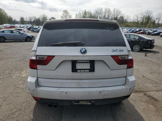 WBXPC93437WF15693 - 2007 BMW X3 3.0SI WHITE photo 6