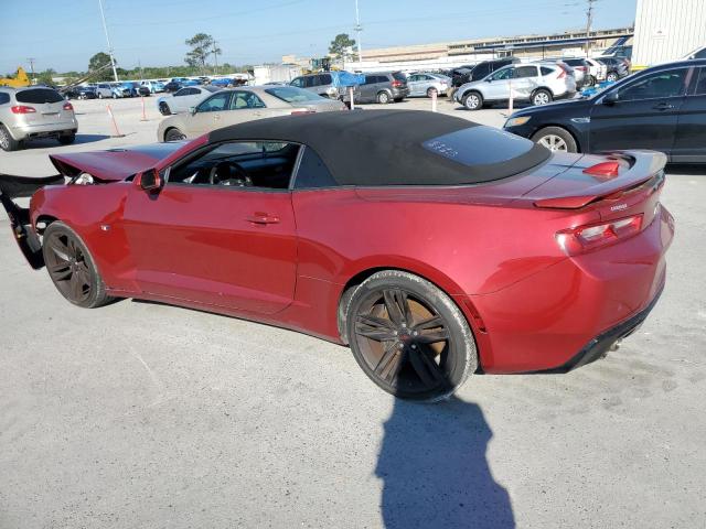 1G1FH3D78G0181637 - 2016 CHEVROLET CAMARO SS RED photo 2