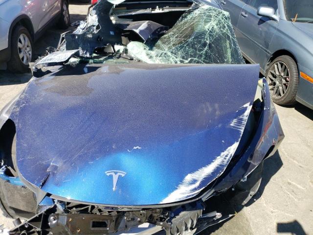 5YJ3E1EA0NF200097 - 2022 TESLA MODEL 3 BLUE photo 11