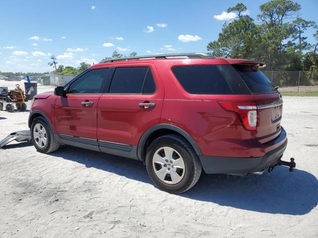 1FM5K7B85EGA52956 - 2014 FORD EXPLORER BURGUNDY photo 2