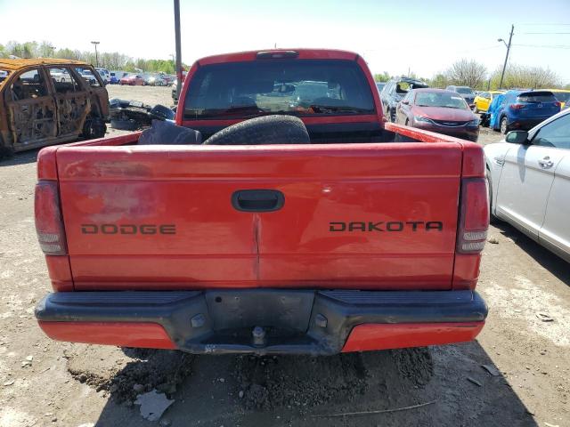 1D7HL38X83S275711 - 2003 DODGE DAKOTA QUAD SPORT RED photo 6