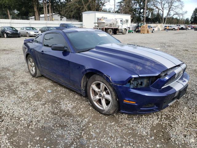 1ZVBP8AM8E5268788 - 2014 FORD MUSTANG BLUE photo 4