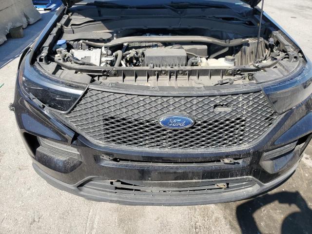1FM5K8ABXMGA96436 - 2021 FORD EXPLORER POLICE INTERCEPTOR 黑色 照片 12