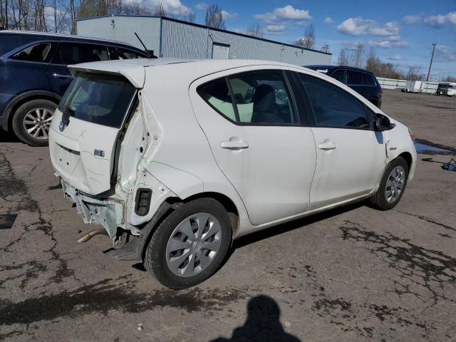 JTDKDTB31E1084983 - 2014 TOYOTA PRIUS C WHITE photo 3