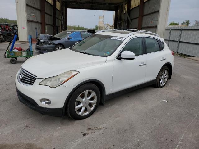 JNKAJ09E39M900914 - 2009 INFINITI EX35 BASE WHITE photo 1