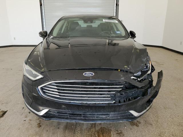 3FA6P0CD5KR182470 - 2019 FORD FUSION SEL BLACK photo 5