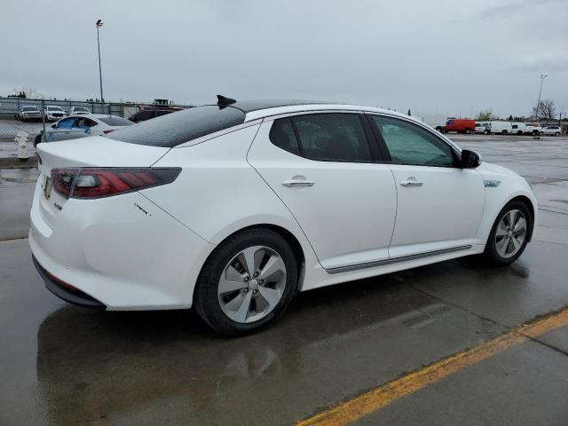 KNAGN4AD4E5070763 - 2014 KIA OPTIMA HYBRID WHITE photo 3