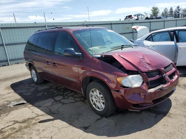 1B4GP44352B643874 - 2002 DODGE GRAND CARA SPORT RED photo 4