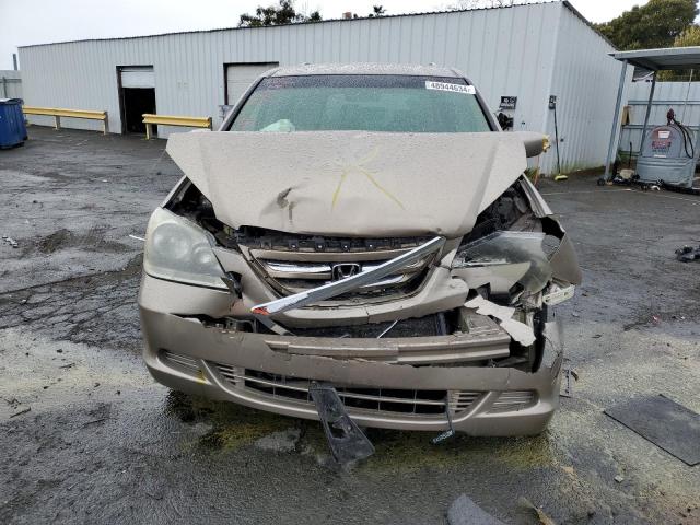 5FNRL384X5B125958 - 2005 HONDA ODYSSEY EX TAN photo 5