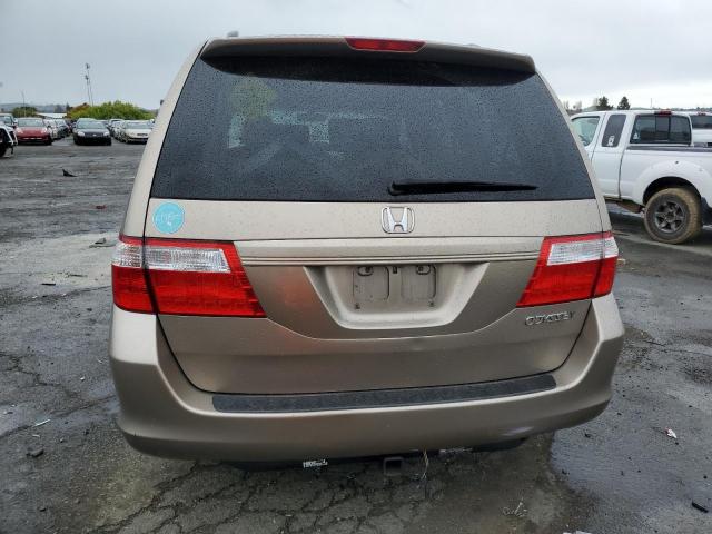 5FNRL384X5B125958 - 2005 HONDA ODYSSEY EX TAN photo 6