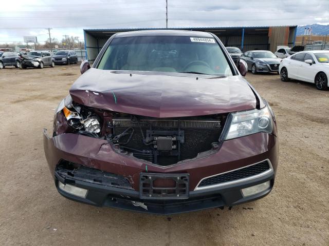 2HNYD2H65DH516149 - 2013 ACURA MDX ADVANCE MAROON photo 5