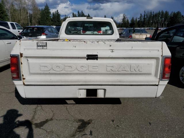 1B7FD14Y3JS775452 - 1988 DODGE D-SERIES D150 WHITE photo 6