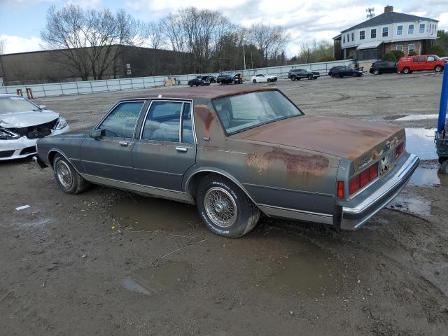 1G1BN51E1KR224340 - 1989 CHEVROLET CAPRICE CLASSIC GRAY photo 2