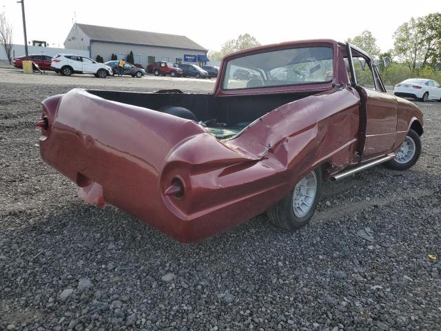 1K27U138349 - 1961 FORD RANCHERO BURGUNDY photo 3