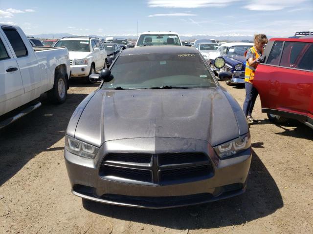2C3CDXAT6EH283613 - 2014 DODGE CHARGER POLICE GRAY photo 5