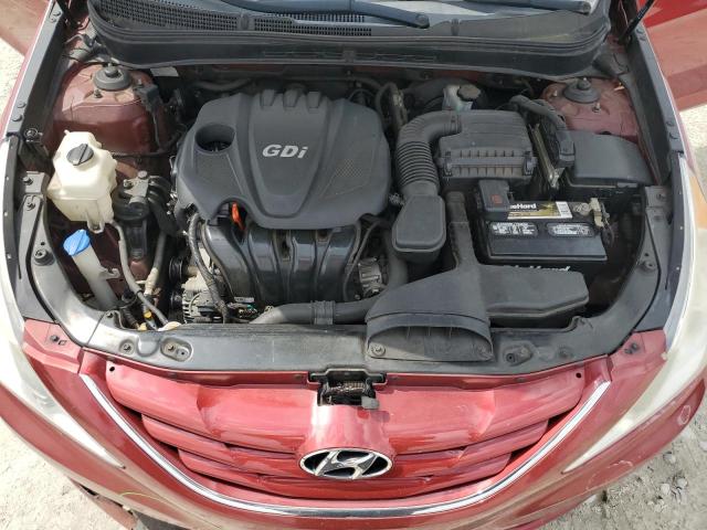 5NPEB4AC3CH342775 - 2012 HYUNDAI SONATA GLS RED photo 11