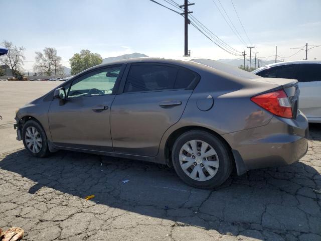 2HGFB2F57CH537971 - 2012 HONDA CIVIC LX BROWN photo 2