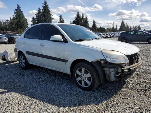 KNADE123276248397 - 2007 KIA RIO BASE WHITE photo 4