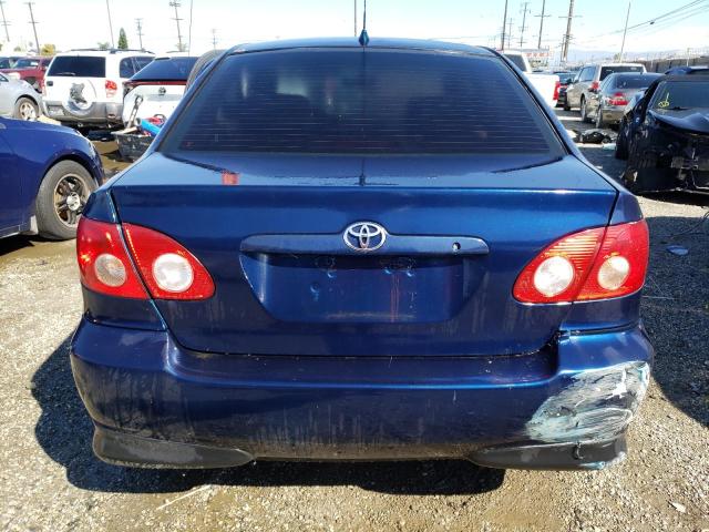 1NXBR32E15Z443813 - 2005 TOYOTA COROLLA CE BLUE photo 6