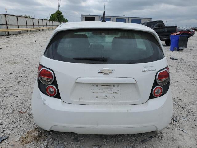 1G1JA6SH3E4140379 - 2014 CHEVROLET SONIC LS WHITE photo 6