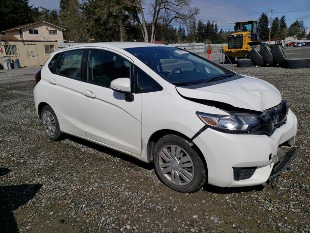 3HGGK5H54HM706310 - 2017 HONDA FIT LX WHITE photo 4