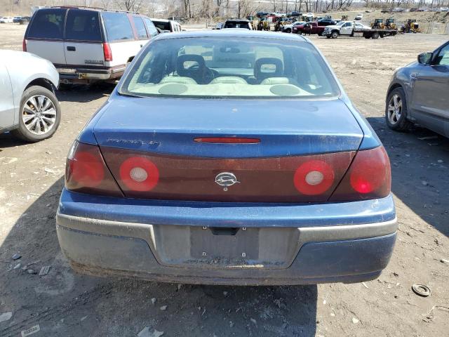 2G1WH52K539201796 - 2003 CHEVROLET IMPALA LS BLUE photo 6