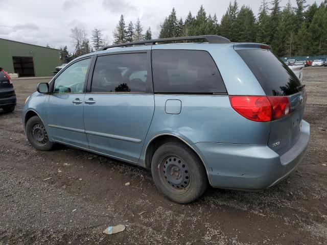 5TDZK23CX9S283178 - 2009 TOYOTA SIENNA CE TURQUOISE photo 2